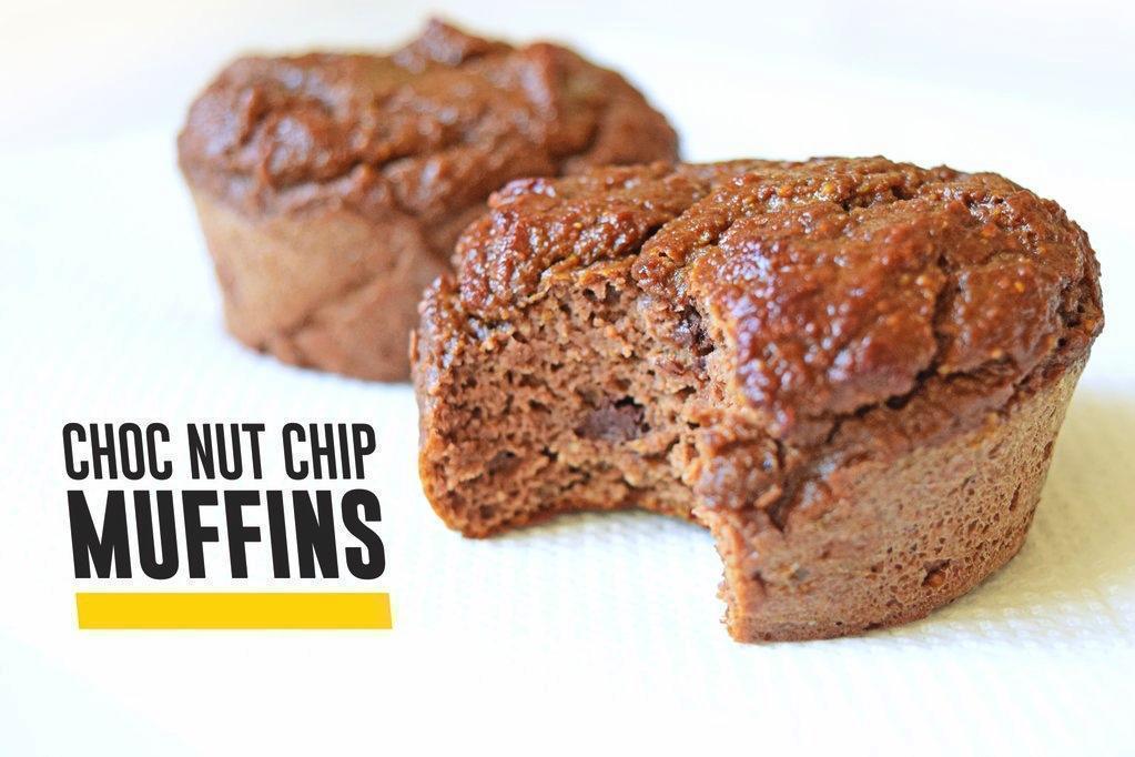Choc Nut Chip Muffins – GYMVERSUS