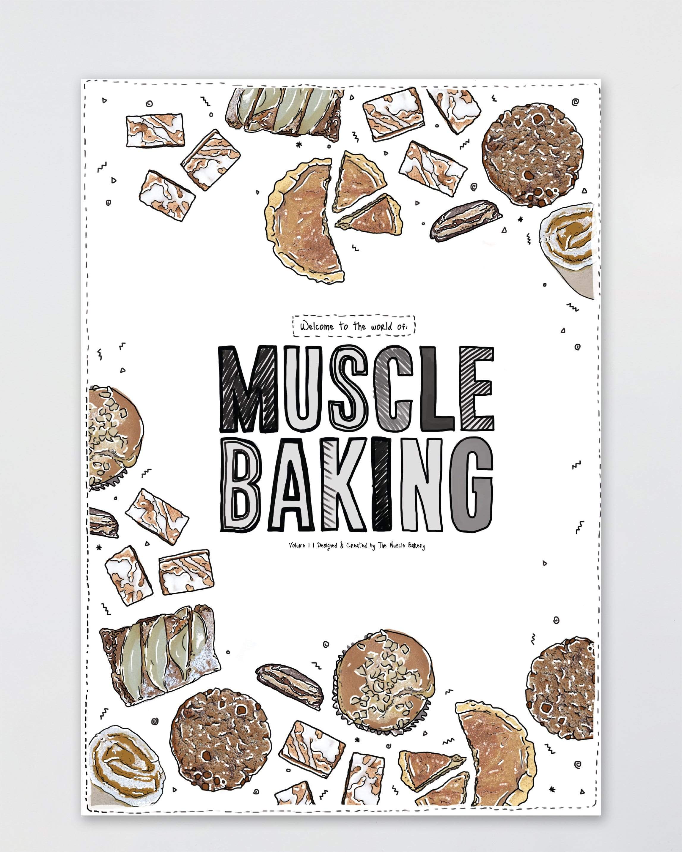 Muscle Baking Recipe Book - GYMVERSUS