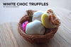 Raspberry White Choc Truffles