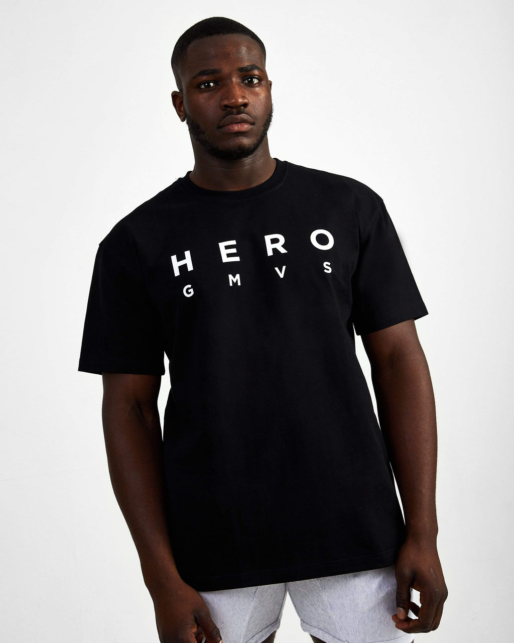 Hero Superset Oversized Cotton Tee - Black - GYMVERSUS