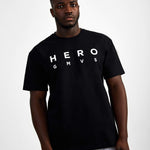 Hero Superset Oversized Cotton Tee - Black - GYMVERSUS