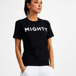 Mighty Starter Crew Neck Tee - Black - GYMVERSUS