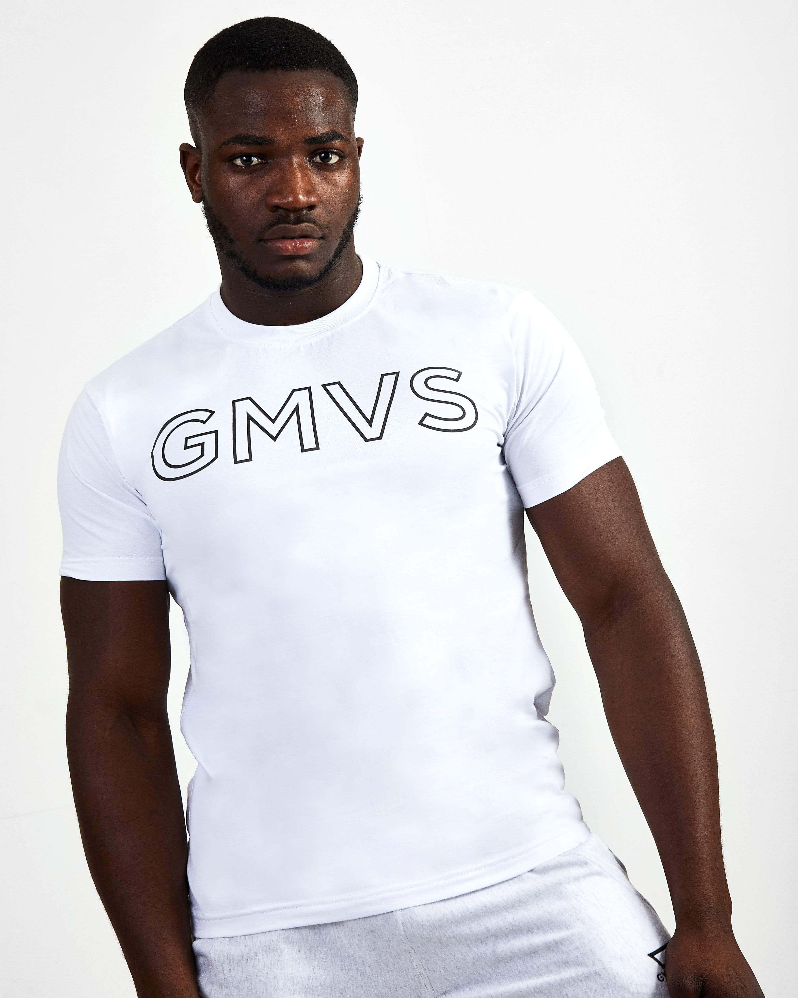 GMVS Starter Crew Neck Tee - White - GYMVERSUS