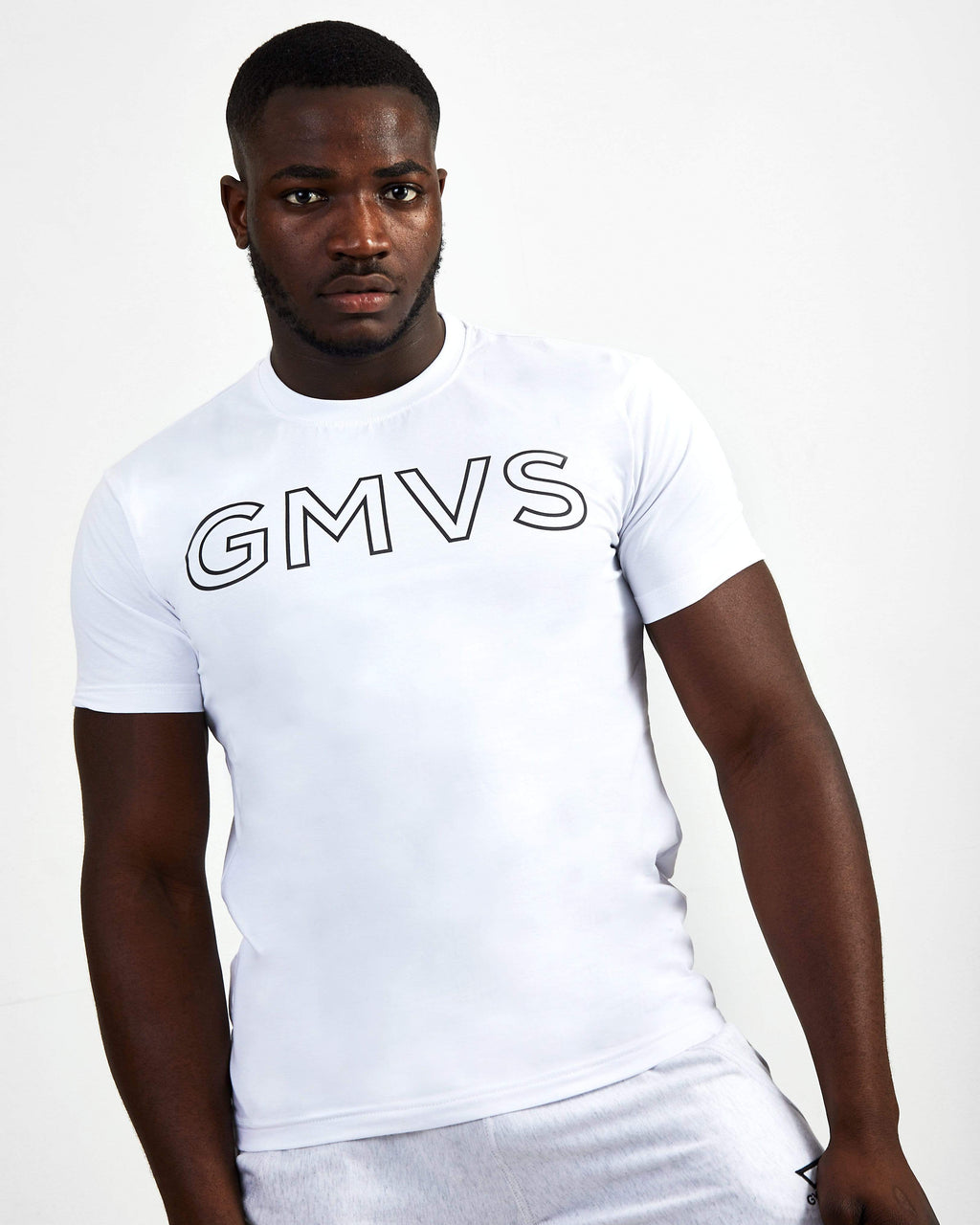 GMVS Starter Crew Neck Tee - White - GYMVERSUS