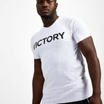 Victory Starter Crew Neck Tee - Marl Grey - GYMVERSUS