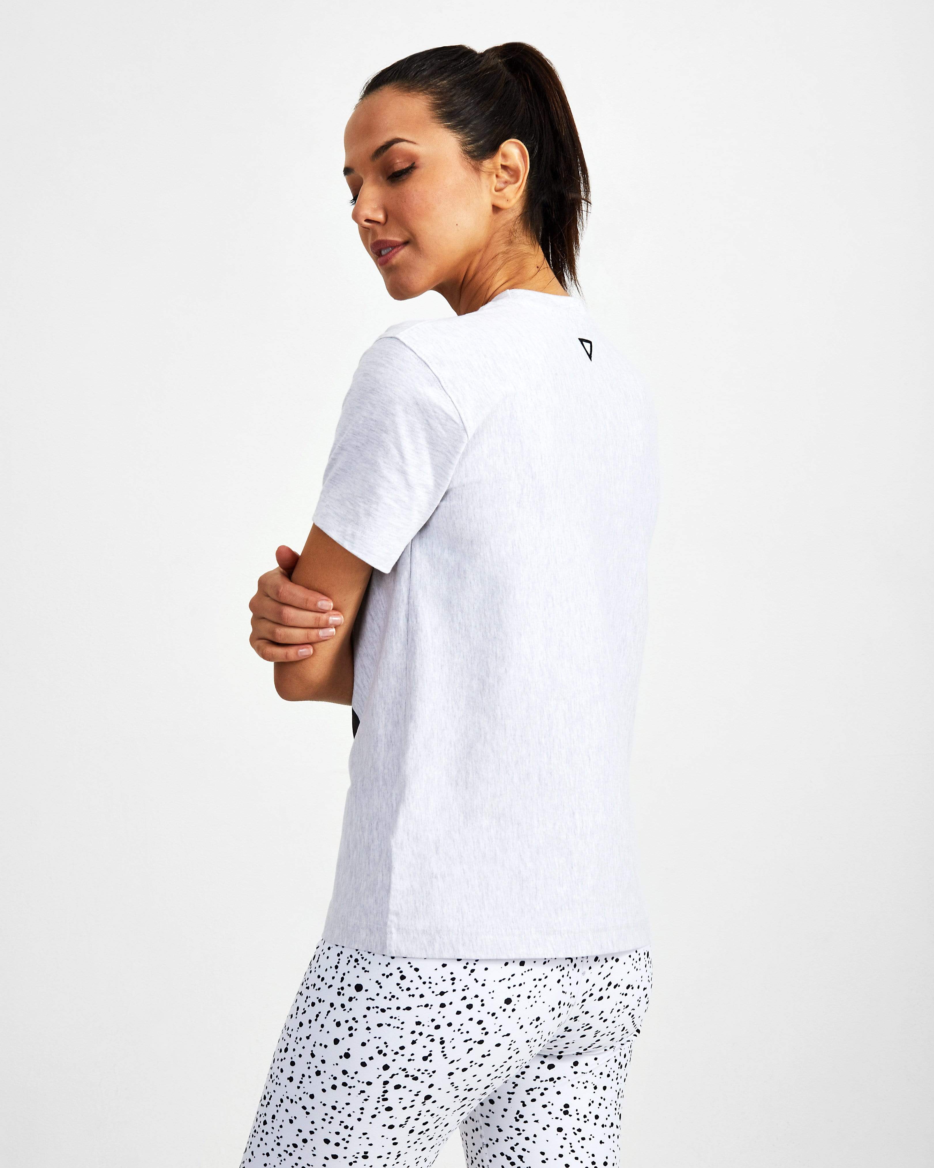 Est. 2013 Starter Crew Neck Tee - Marl Grey - GYMVERSUS