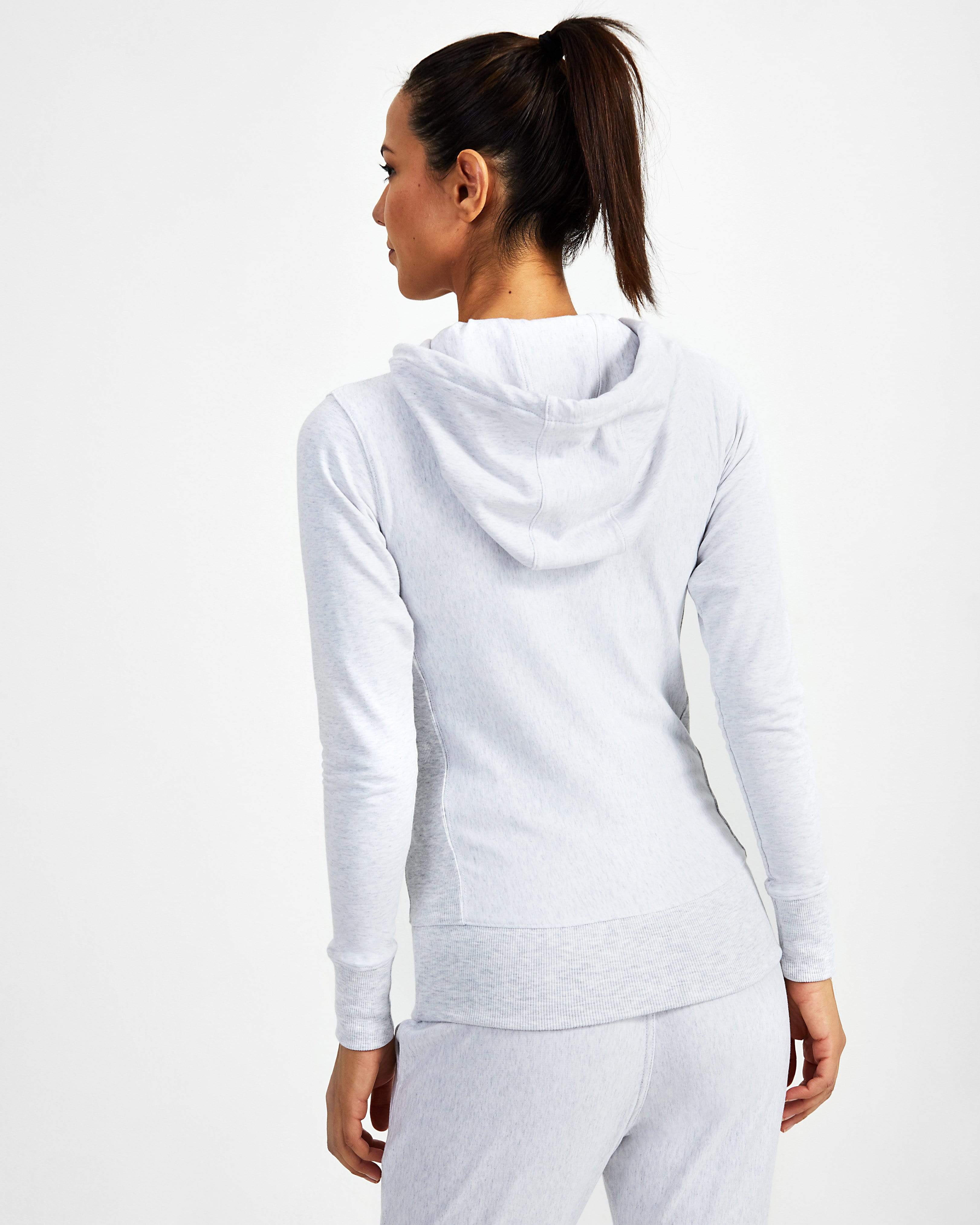 Everyday Zip Hoodie - Marl Grey - GYMVERSUS