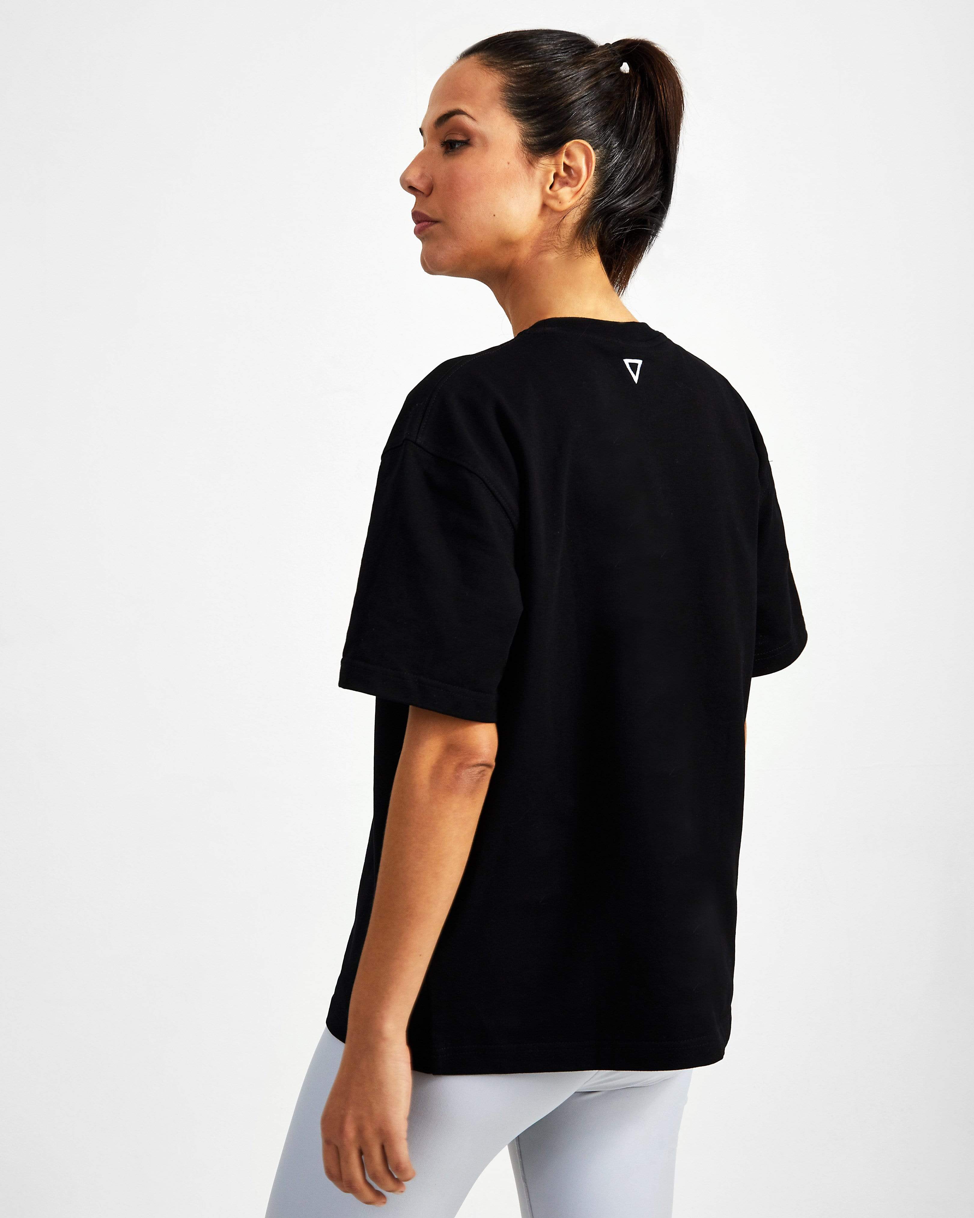 Hero Superset Oversized Cotton Tee - Black - GYMVERSUS