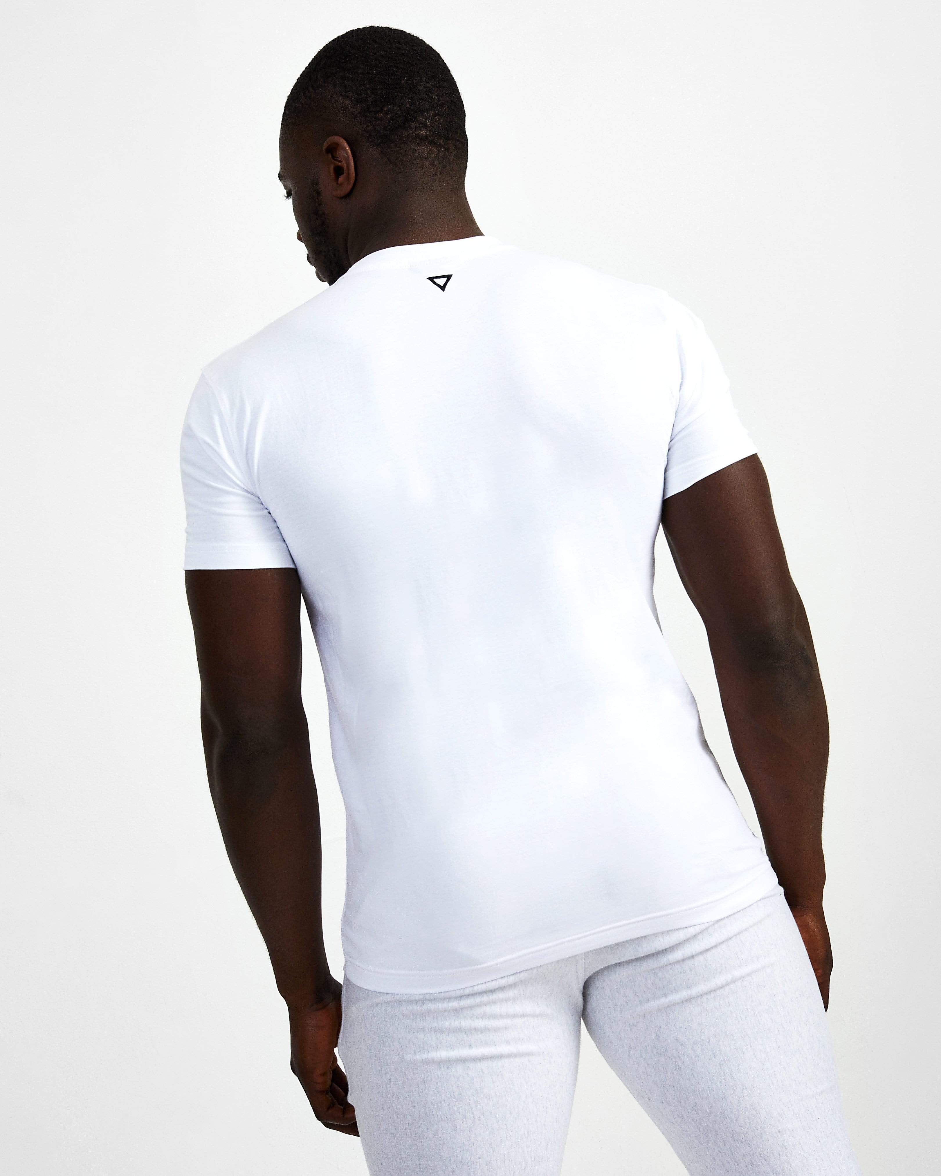 GMVS Starter Crew Neck Tee - White - GYMVERSUS