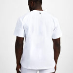 Small Logo Superset Oversized Cotton Tee - White - GYMVERSUS