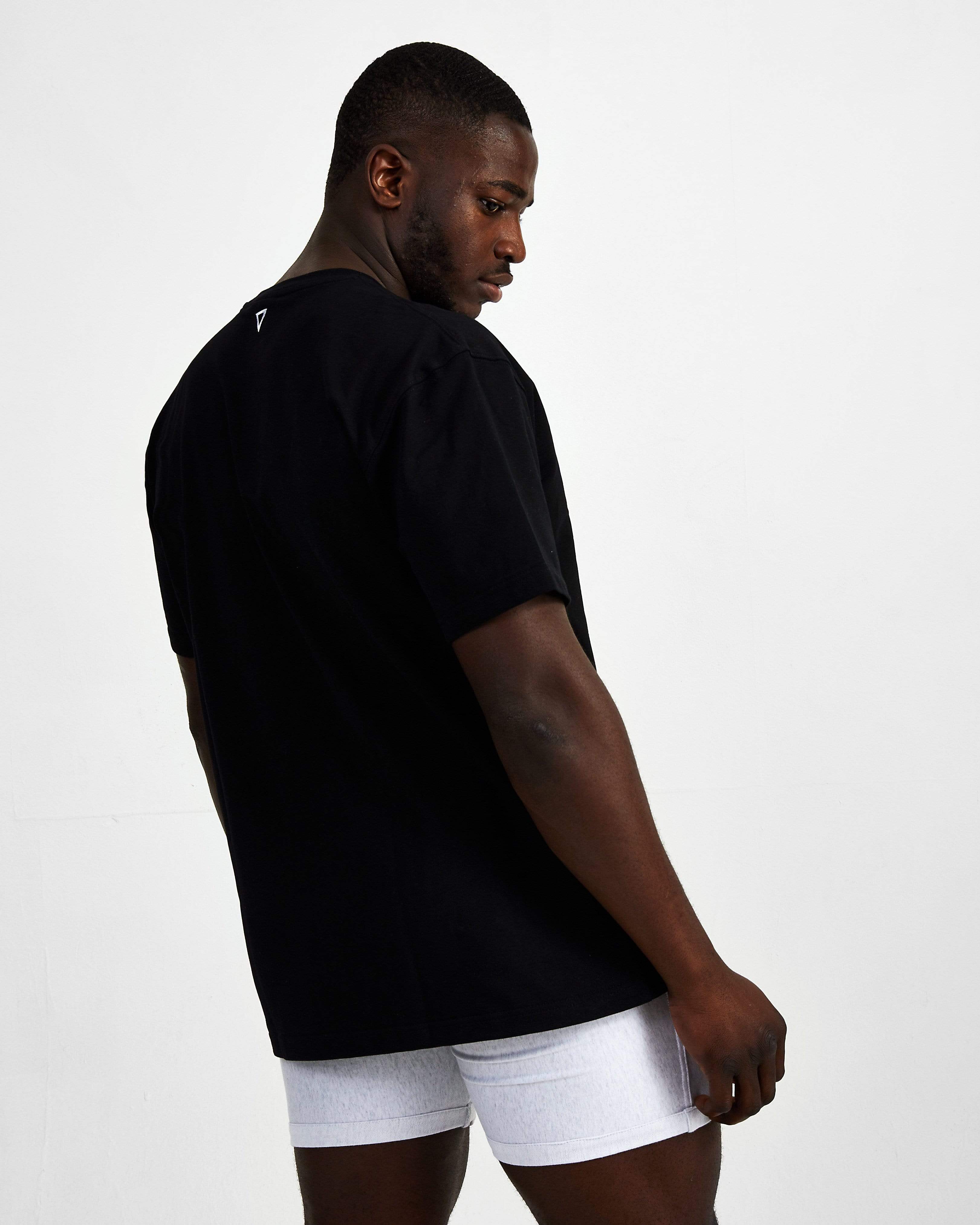 Hero Superset Oversized Cotton Tee - Black - GYMVERSUS