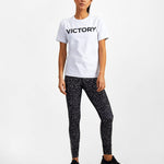 Victory Starter Crew Neck Tee - Marl Grey - GYMVERSUS