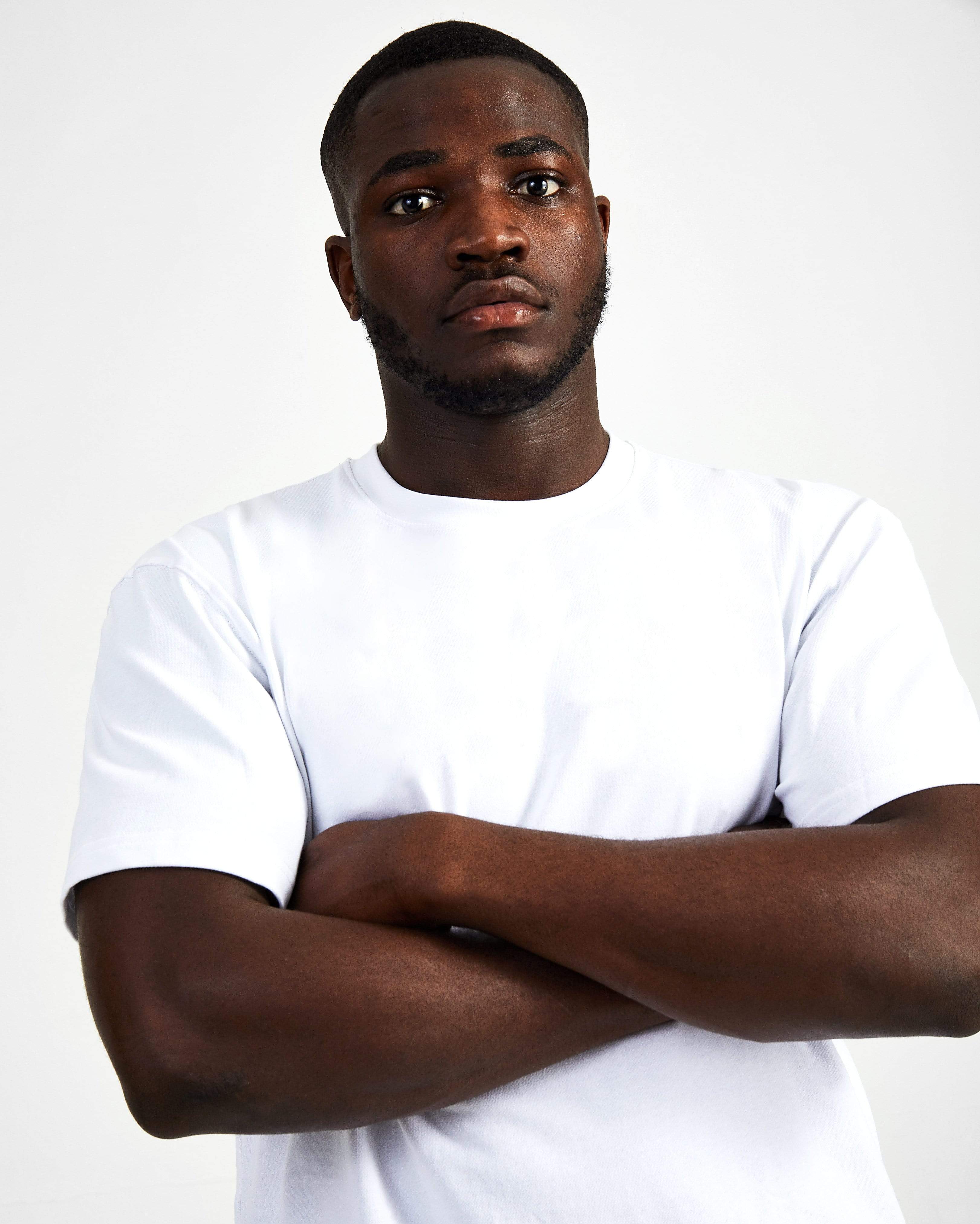 Blank Superset Oversized Cotton Tee - White - GYMVERSUS