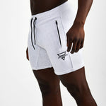 Everyday Fitted Shorts - Marl Grey - GYMVERSUS