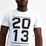 Est. 2013 Starter Crew Neck Tee - Marl Grey - GYMVERSUS