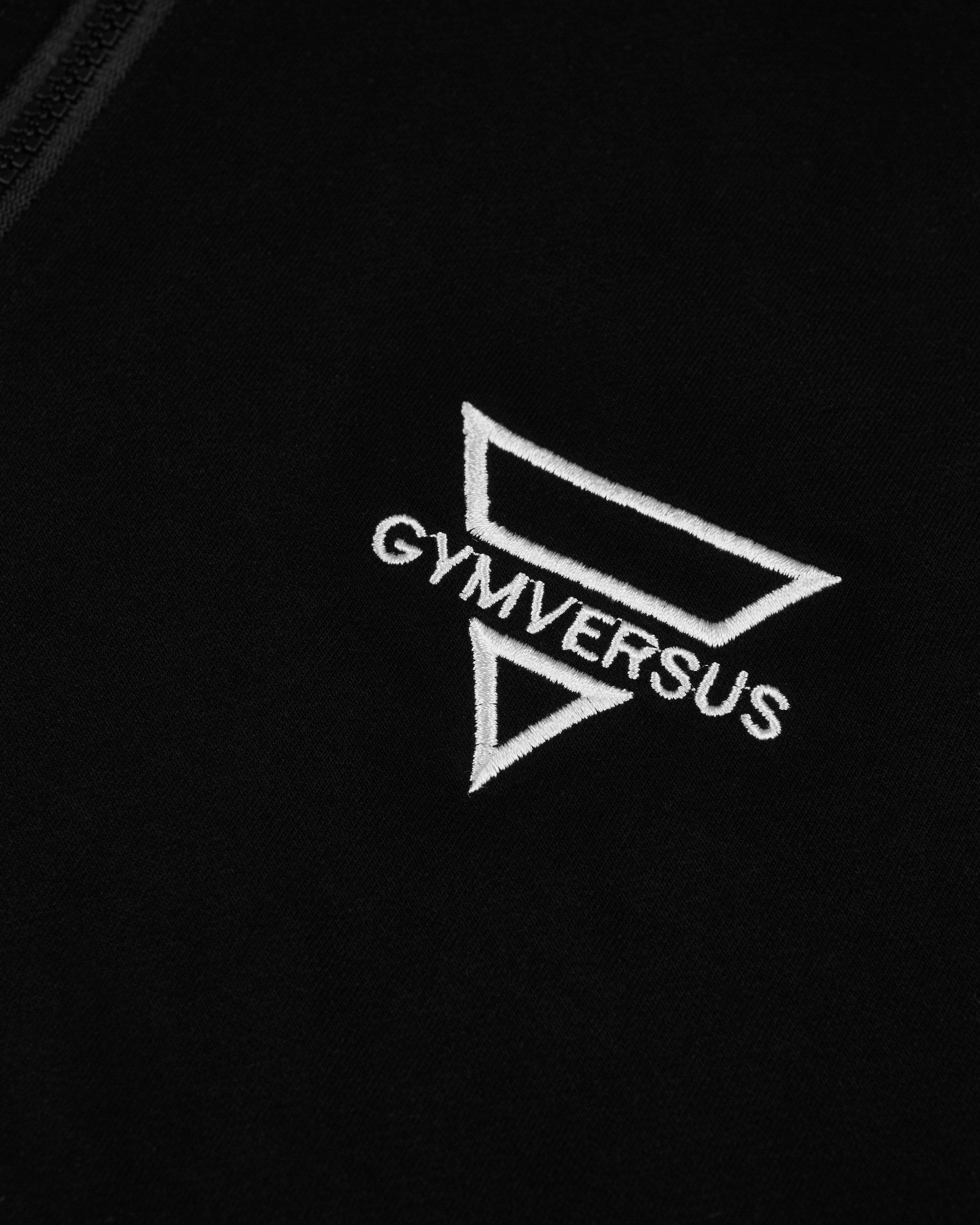 Lightweight Zip Hoodie - Black - GYMVERSUS