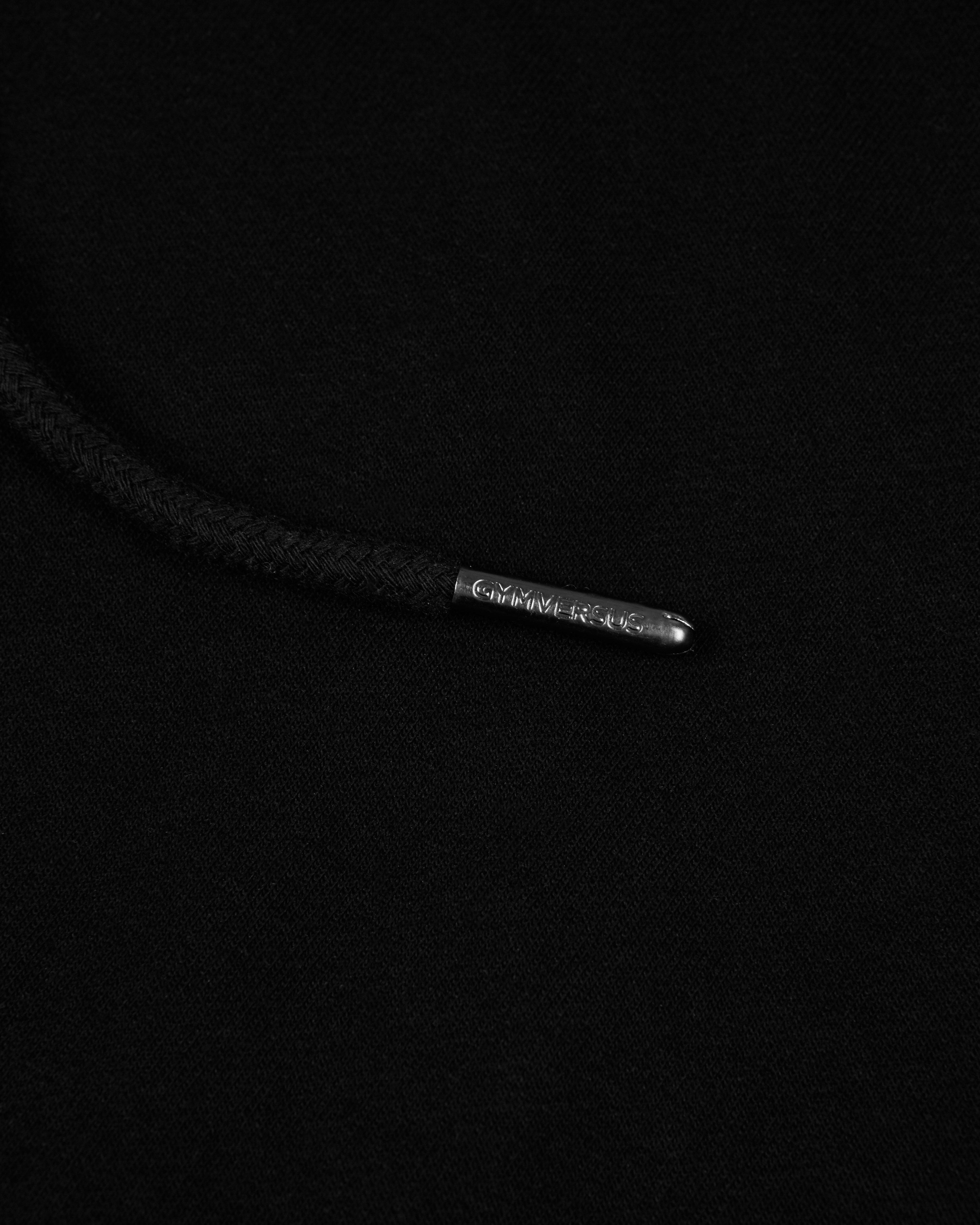 Lightweight Zip Hoodie - Black - GYMVERSUS