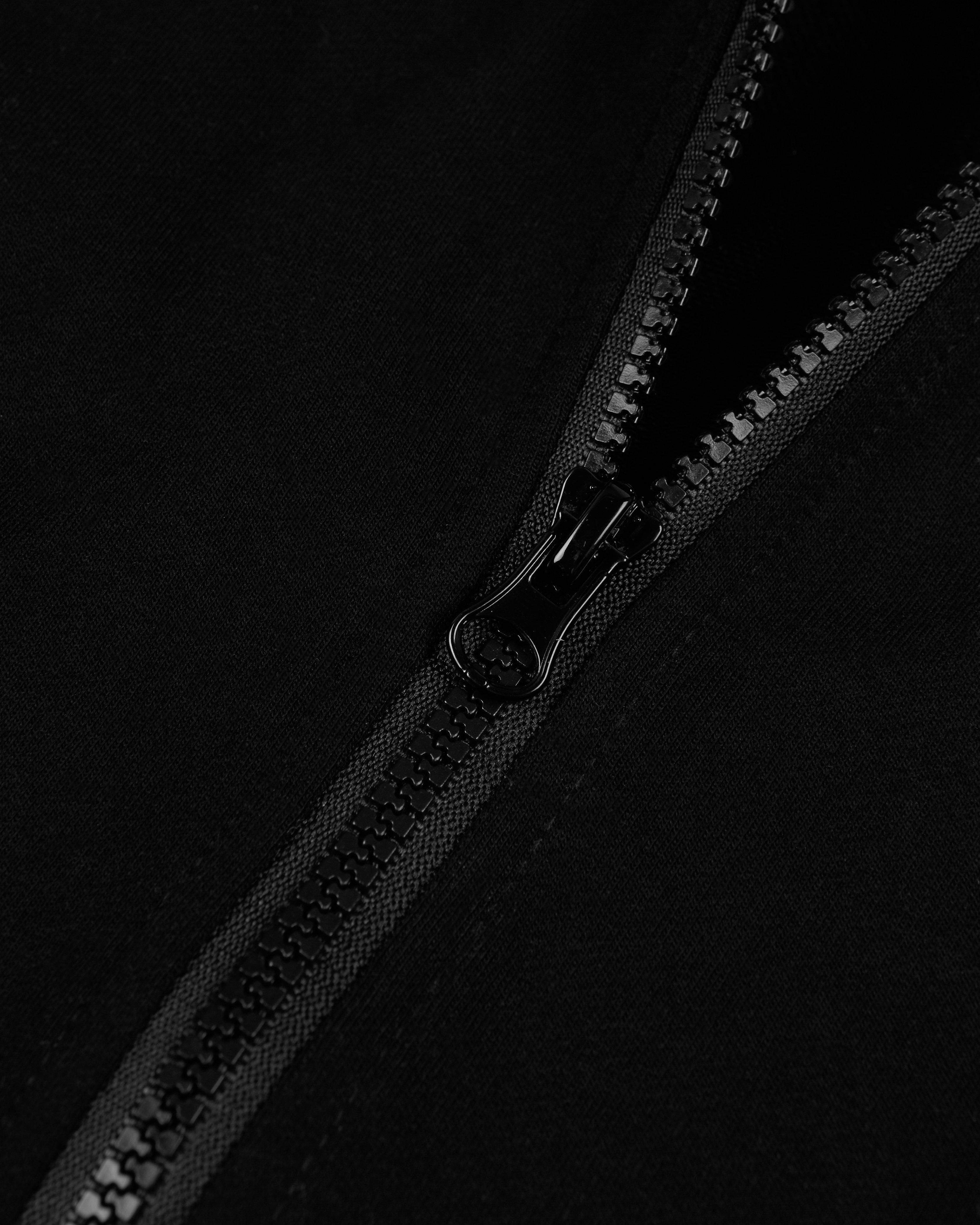 Lightweight Zip Hoodie - Black - GYMVERSUS