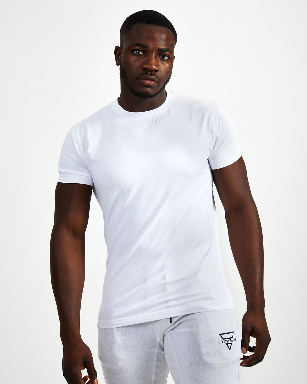 Blank Starter Crew Neck Tee - White