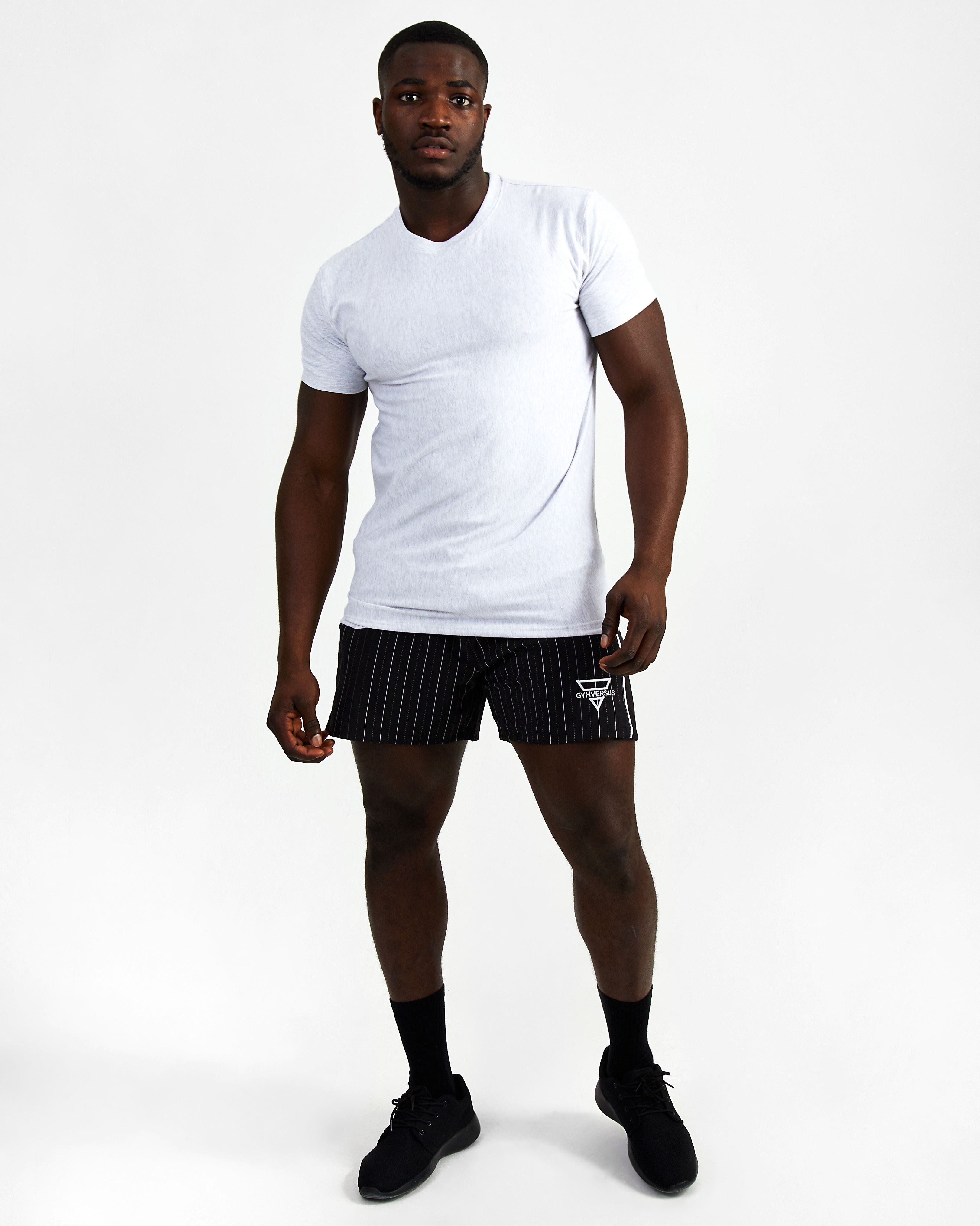 Blank Starter Crew Neck Tee - Marl Grey