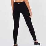 Black Logo Leggings - GYMVERSUS