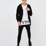 Lightweight Zip Hoodie - Black - GYMVERSUS