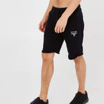 Fitted Jersey Shorts - Black - GYMVERSUS