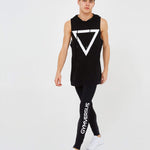 Sleeveless Hoodie - Black - GYMVERSUS