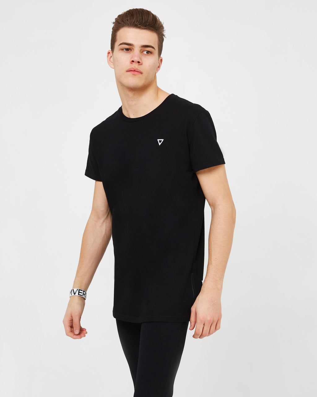 Versus Zip Tee - Black - GYMVERSUS